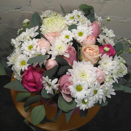 живе фото товару "Капелюшна коробка “Рожева”"