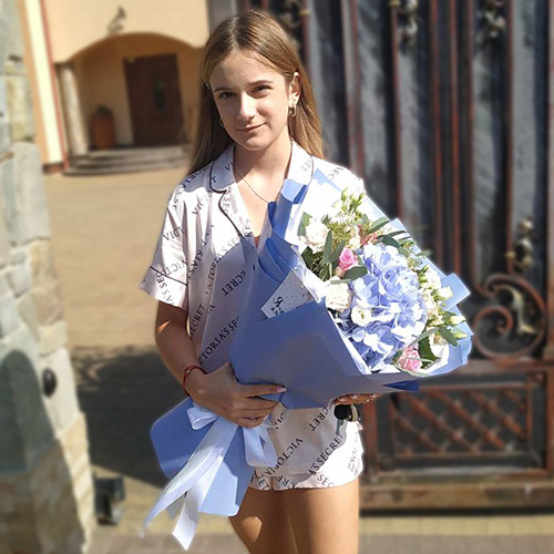 Фото товара Букет "Блакитна лагуна" у Надвірній