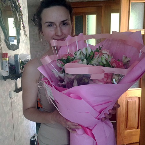 живе фото товару "Букет “Ніжний настрій”"