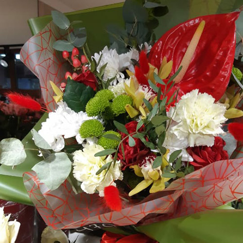 красивий букет до свята фото