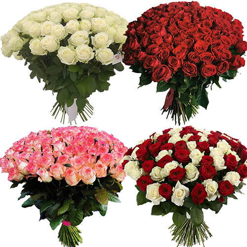 Фото товара 101 троянда (40см) у Надвірній