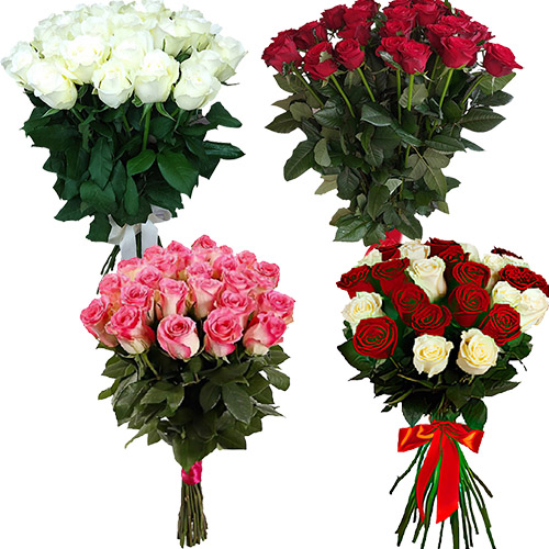 Фото товара 25 троянд (40см) у Надвірній